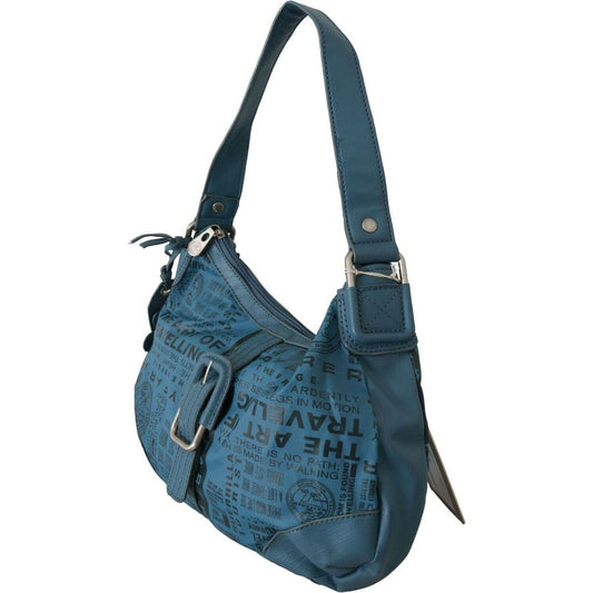 WAYFARER | Shoulder Handbag Printed Purse Women Blue WOMAN SHOULDER BAGS | McRichard Designer Brands