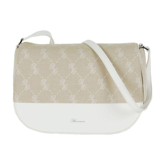 Blumarine | White Cotton Crossbody Bag  | McRichard Designer Brands