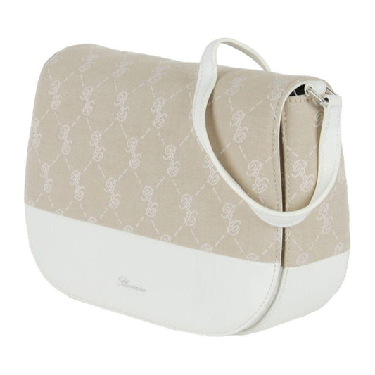 Blumarine | White Cotton Crossbody Bag  | McRichard Designer Brands