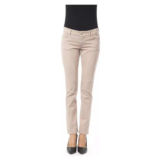 BYBLOS | Beige Cotton Jeans & Pant  | McRichard Designer Brands
