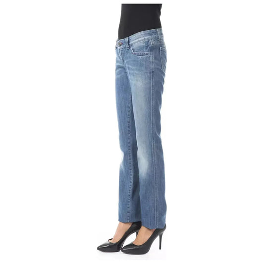 BYBLOS | Blue Cotton Jeans & Pant | McRichard Designer Brands
