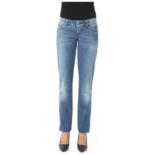 BYBLOS | Blue Cotton Jeans & Pant | McRichard Designer Brands