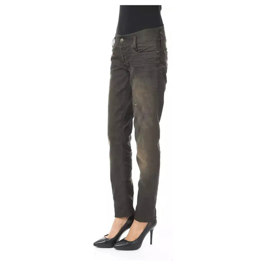 BYBLOS | Black Cotton Jeans & Pant | McRichard Designer Brands
