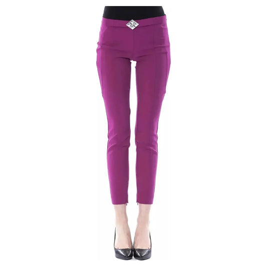 BYBLOS | Violet Polyester Jeans & Pant | McRichard Designer Brands