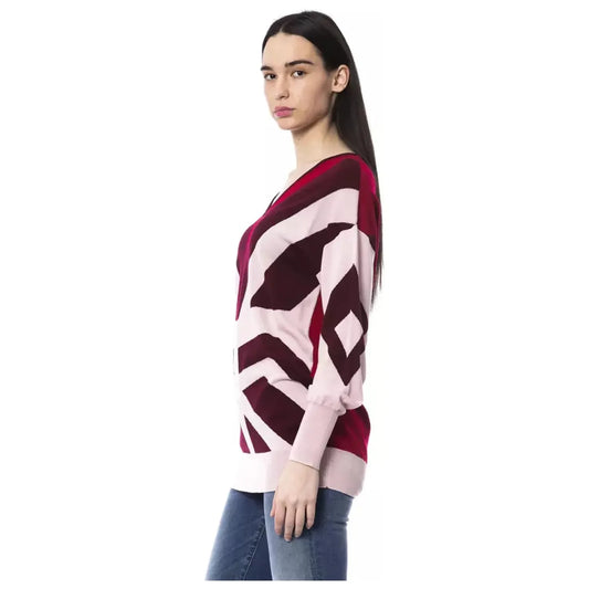 BYBLOS | Burgundy Wool Sweater | McRichard Designer Brands