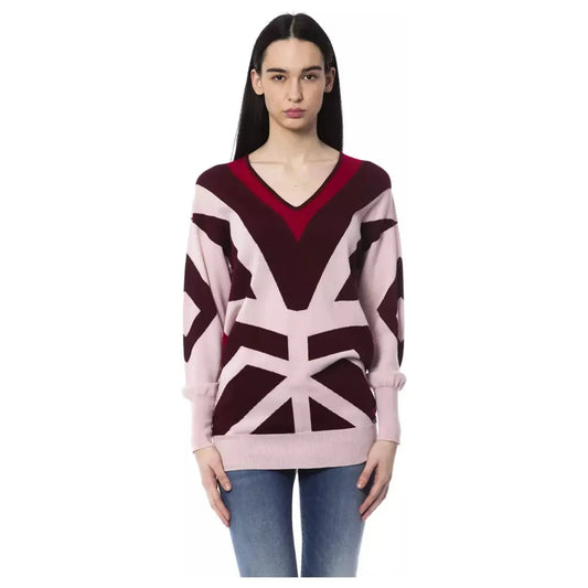 BYBLOS | Burgundy Wool Sweater | McRichard Designer Brands