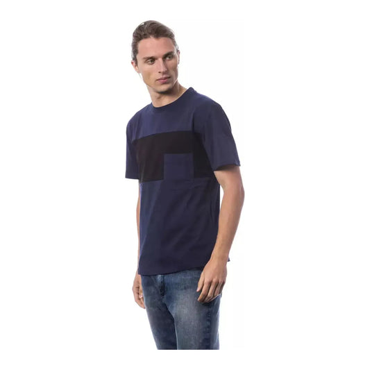 Verri | Blue Cotton T-Shirt | McRichard Designer Brands