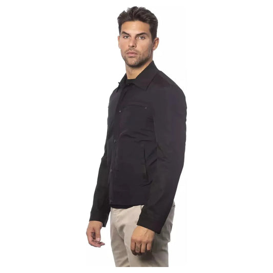 Verri | Black Cotton Jacket | McRichard Designer Brands