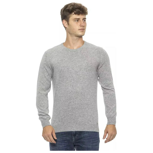 Conte of Florence | Silver Wool Sweater | McRichard Designer Brands