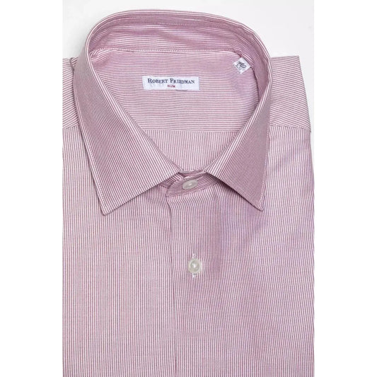 Robert Friedman | Pink Cotton Shirt | McRichard Designer Brands