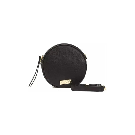 Pompei Donatella | Black Leather Crossbody Bag | McRichard Designer Brands