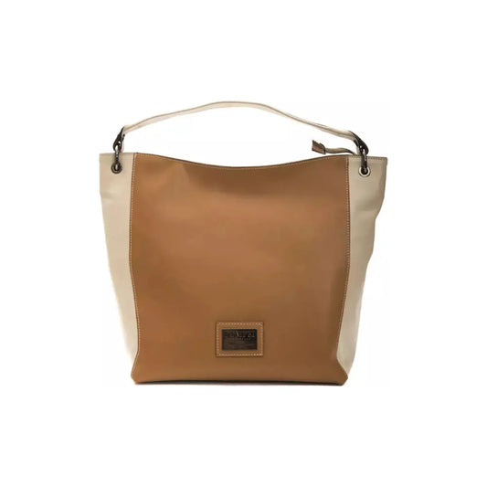Pompei Donatella | Brown Leather Shoulder Bag  | McRichard Designer Brands