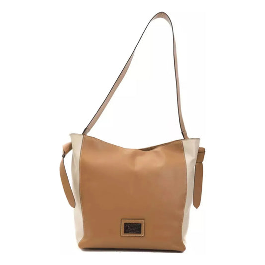 Pompei Donatella | Brown Leather Shoulder Bag - McRichard Designer Brands