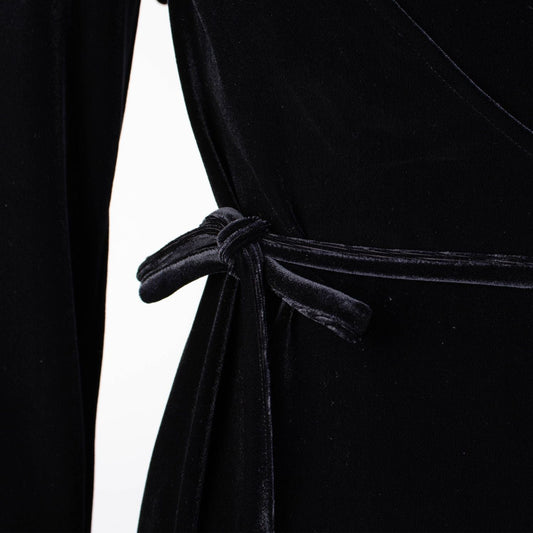 Versace Jeans | Black Velvet Dress  | McRichard Designer Brands